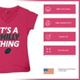 thumbnail image 6 of It's a Philly Thing Funny Women's V-Neck T-shirt Philadelphia Birds Fan Champions City of Brotherly Love Football Fly Tee, 6 of 7