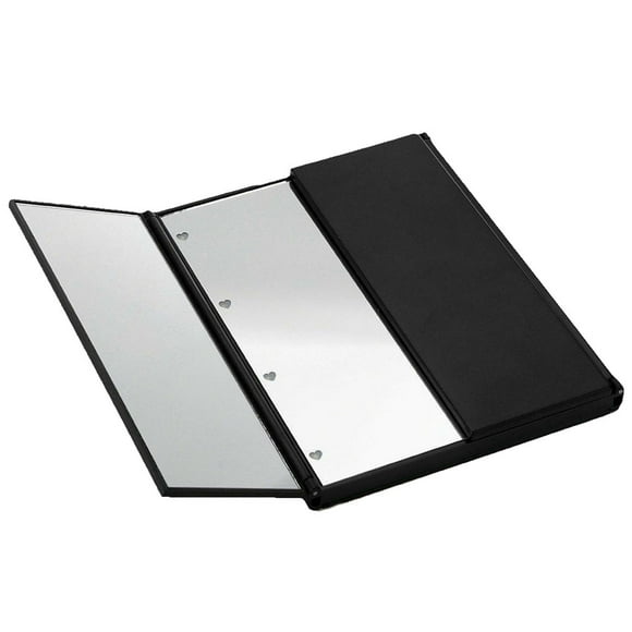 Makeup Mirror 3-Folding Portable 8 LED light mirror Light Beads Cosmetic Tabletop Mirror Beauty Supplies