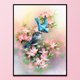 thumbnail image 3 of Kit de bordado completo de punto de cruz DIY impreso pájaro Animal oficina colgante arte regalo Likrtyny decoración de arte, 3 of 9