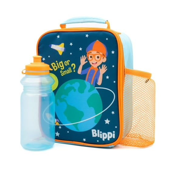 Blippi Unisex Kids Multicoloured Lunch Bag and Bottle Set