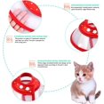 thumbnail image 5 of Collar de recuperación para gato rojo, cómodo Collar protector para gato, cono ajustable, antimordida, plástico suave, transparente, 1 Uds. Sincero Electrónica, 5 of 5