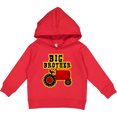 thumbnail image 2 of Inktastic Red Tractor Big Brother Toddler Hoodie, 2 of 4