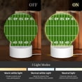thumbnail image 3 of Naloa American Football Field2 Acrylic LED Night Light Custom LED Lights Personalized Nightlight Customized Gifts for Family Couples Friends, 3 of 9