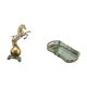 thumbnail image 5 of Bandeja rectangular de resina para almacenamiento de figuras de caballo, ideal para escritorio, con diseño elegante y materiales adecuados para decora, 5 of 8