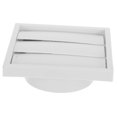 thumbnail image 4 of RENACLIPY White ABS Louvered Dryer Vent Cover for Home Easy Installation Weather Resistant Good Ventilation 4 Inches, 4 of 6