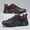 Black&Red, variant on [Sneakers] Men'S Lightweight Hiking Footwear, Featuring a Round Toe And Low-Top Design, Designed for Comfort And Versatility, with Slip-Resistant And Durable Qualities, Suitable for Cycling And Trekk