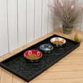 thumbnail image 3 of Natural & Recycled Rubber Boot Tray with Blue & Ivory Coir Insert, 3 of 14