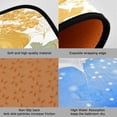 thumbnail image 3 of Kitchen Floor Mat 2 Sets Carpet Floor Mat Kitchen Mat Bathroom Mat Living Room Mat Bedroom Mat Absorbent Delicate Fabric No Ball Pumpkin Beautiful, 3 of 7