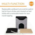thumbnail image 4 of K&H Pet Products Thermo-Kitty Playhouse Classy Gray 12 X 14 Inches, 4 of 9