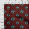 thumbnail image 1 of oneOone Cotton Poplin Fabric Floral Block Printed Craft Fabric BTY 56 Inch Wide, 1 of 4