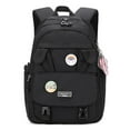 thumbnail image 3 of Innerwin Girls Daypack Multi Pockets Backpack Spine Protection Lightweight Bookbag Large Capacity Girl Fashionable Zipper Waterproof Padded Straps Black, 3 of 5