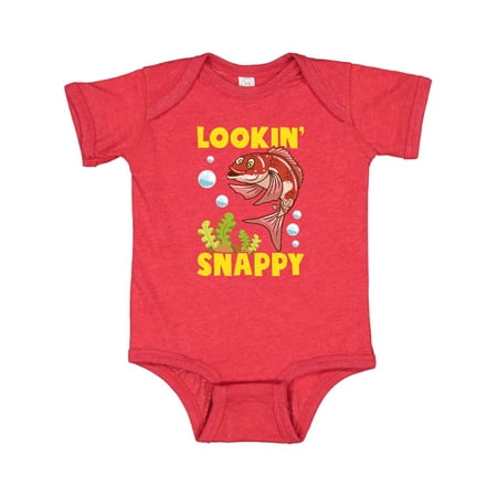 

Inktastic Red Snapper Funny Fish Gift Baby Boy or Baby Girl Bodysuit