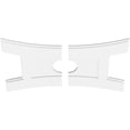 thumbnail image 2 of 32"W x 21 3/8"H x 5"ID x 7"C x 1"P Haven Architectural Grade PVC Contemporary Ceiling Medallion, Two Piece, 2 of 11