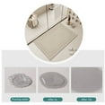thumbnail image 4 of Boovnll Diatomaceous Bath Rug, Super Absorbent Quick Dry, Rubber Backing Non Slip ,Washable Bathroom Floor Mats, Shower Rug For In Front Of Bathtub,Shower Room (16x24), 4 of 7