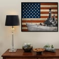 thumbnail image 2 of Wood Panel Style United States Navy Ship American Flag DIY 5D Diamond Painting Kits for Adults, Full Round Drill Gem Art for Home Wall Decor, 2 of 7