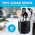Cooler Kitchen Extra Large Utensil Holder Caddy, Sturdy, NoTip