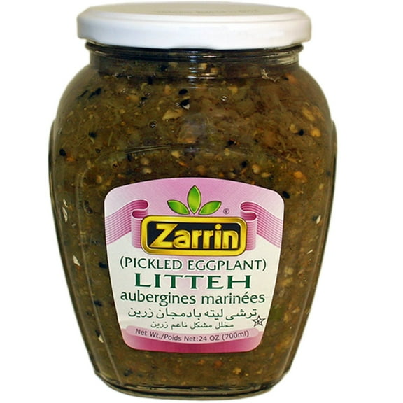 Zarrin - Litteh, Pickled Eggplant, 24 Oz