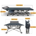 thumbnail image 3 of Lilypelle 75" Folding Camping Cots,Adult Oxford Strong Heavy Duty Wide Sleeping Bed for Camp Office Use, 3 of 11