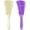 Beige, Purple, variant on 2 Pieces Detangling Brush for Afro America/African Hair Textured 3a to 4c Kinky Wavy/Curly/Coily/Wet/Dry/Oil/Thick/Long Hair, Knots Detangler Easy to Clean (Black, Green)
