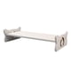 thumbnail image 4 of Estante dispensador de alimentos de madera para comederos elevados para mascotas, soporte de alimentación lenta para mascotas blanco, 4 of 9