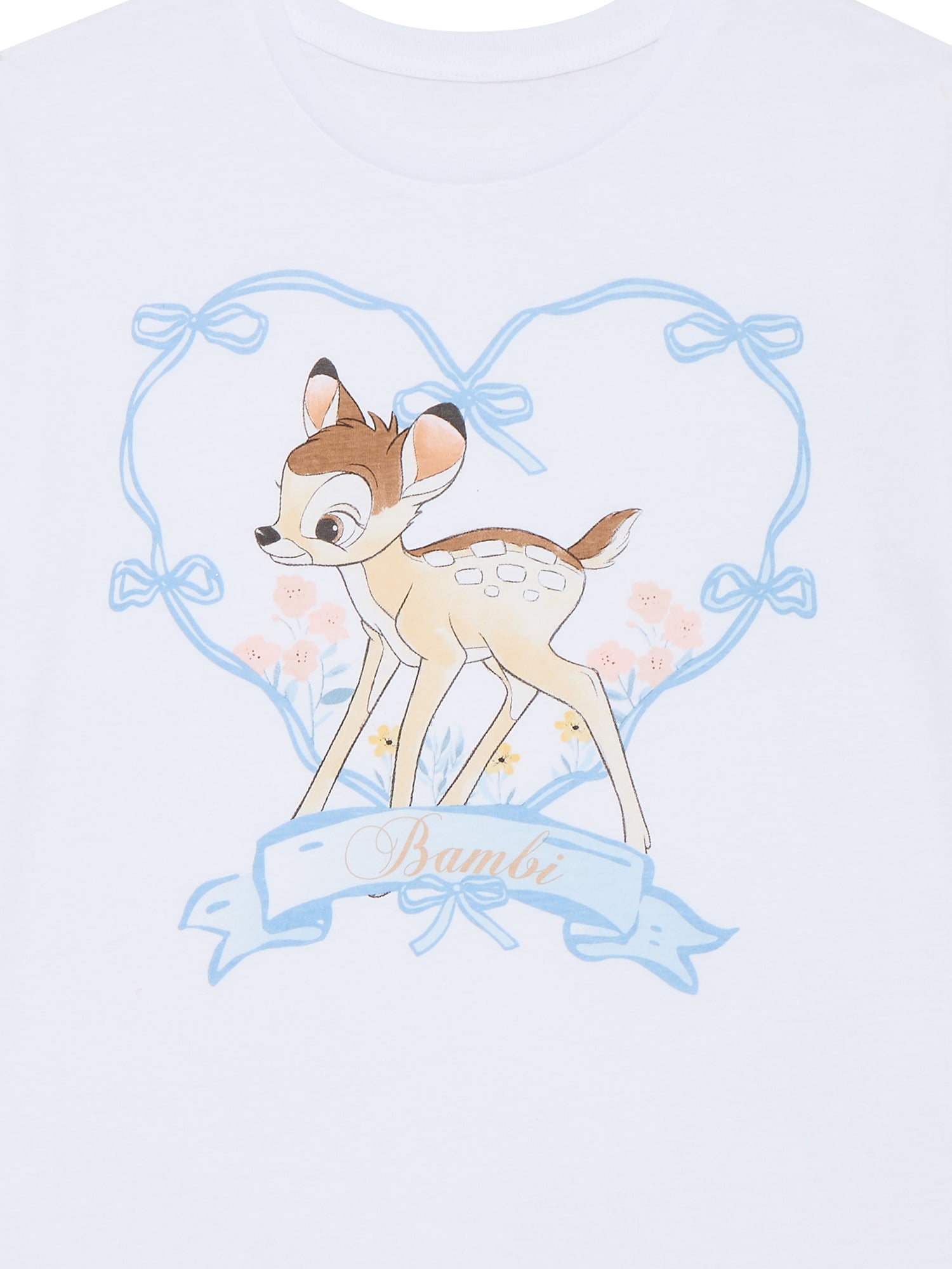 Disney Bambi Girls Short Sleeve Graphic T-Shirt, Sizes 4-16