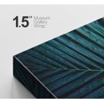thumbnail image 4 of PixonSign Canvas Print Wall Art Blue-Green Palm Leaf Nature Wilderness Photography Realism Contemporary Closeup Relax/Calm Multicolor Ultra for Living Room, Bedroom, Office - 32x48, 4 of 5