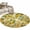 Brown, variant on Round Rug 6Ft Washable Non-Slip, Yellow Lemons Circle Area Rugs for Living Room Bedroom, Summer Botanical Checkered Pastoral Indoor Floor Mats Carpet Runner for Home Decor Aesthetic