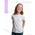 thumbnail image 2 of Marky G Apparel Girls' Fine Jersey Short-Sleeve Crew-Neck T-Shirt (Pack of 3), 2 of 6