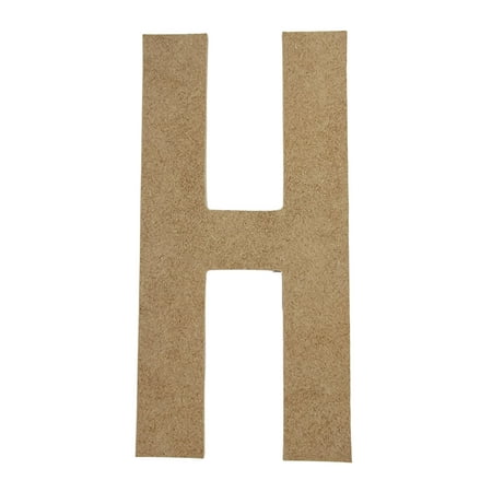 Wooden Letter Unfinished, Bebas Neue Font, Craft Cutout