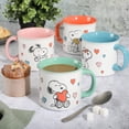 thumbnail image 2 of Peanuts Mothers Love 4 Pack Large 21 oz Camper Stoneware Mugs, 2 of 5