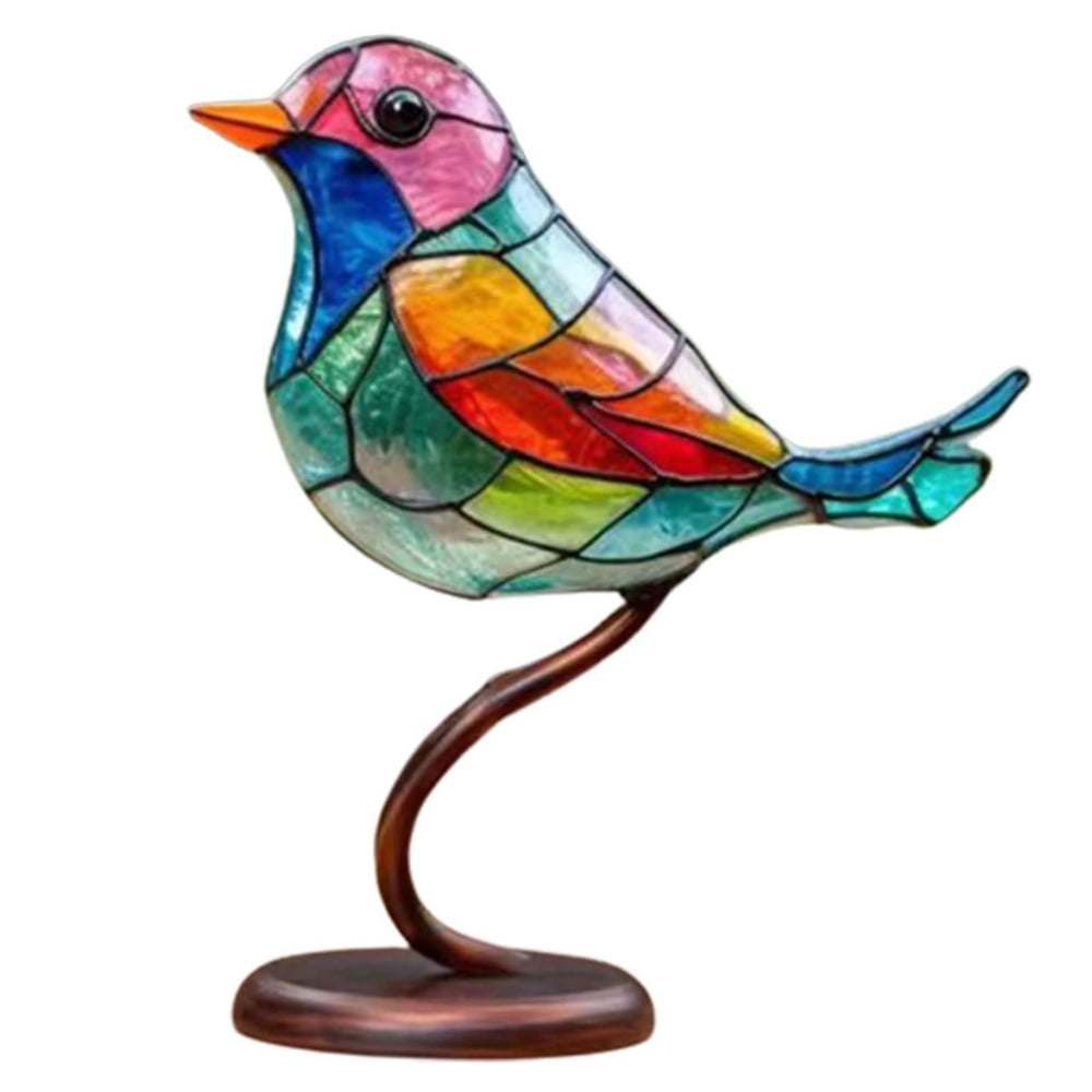 Colorful Birds Ornament,multicolor Birds Decorations Tabletop Ornaments 