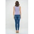 thumbnail image 2 of Women's Sleeveless V Neck Top, Basic Slim Fit Shirt, Trendy Spring Summer 2024(Lavender X-Large Size), 2 of 7