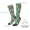 thumbnail image 4 of Naloa Pineapple Thigh High Socks Extra Long Stretchy Sock Women Over Knee High Opaque Stocking Daily Wear, 4 of 6