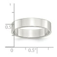 thumbnail image 7 of 925 Sterling Silver 5mm Flat Band Ring Size 9, 7 of 7
