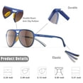 thumbnail image 3 of Gafas de sol Lasiyanor Lightweight TAC Polarized Vintage 70s, 3 of 6