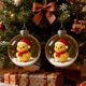 thumbnail image 4 of Adorno navideño de bola de cristal transparente para árbol de Navidad | Colgante navideño con mini escena invernal, 4 of 6