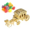 thumbnail image 5 of Wedding Carriage Favor Boxes Chocolate Treat Boxes Gift Boxes Wedding Favors Gifts For Events Evening and Parties(Golden), 5 of 5