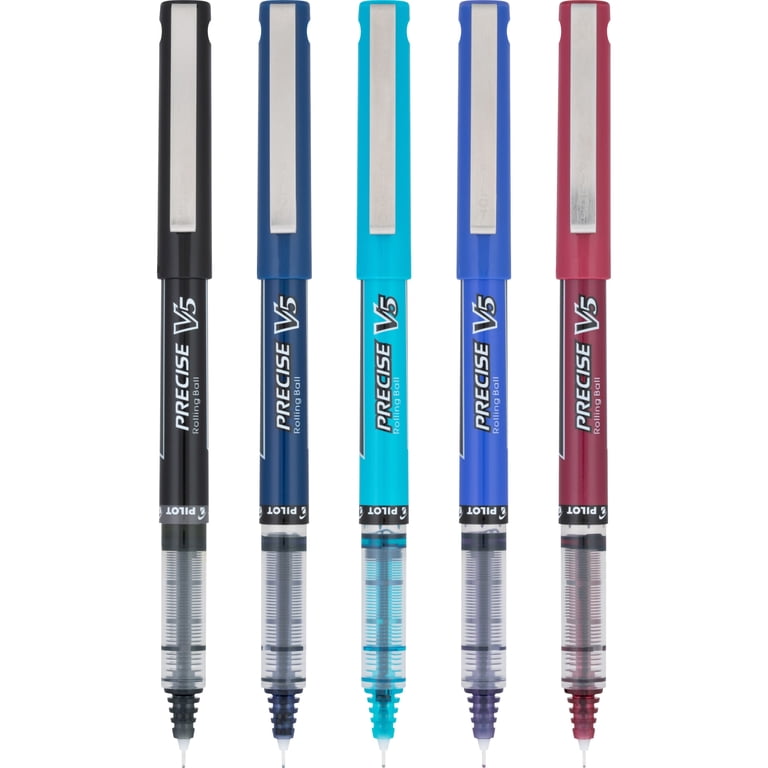 Pilot Precise V5 Rollerball Pens, 5-Pack Assorted photo 2