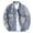 A1-Blue1538, variant on Mens Patchwork Denim Jacket Turn-Down Collar Regular Fit Outdoor Long Sleeve Outer Coat