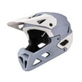 thumbnail image 5 of Vsenkes Mountain Bike Helmet Mountain & Road , Lightweight, Ventilation, Breathable with Removable Chin Pad, Cycling Helmet Grey White, 5 of 9