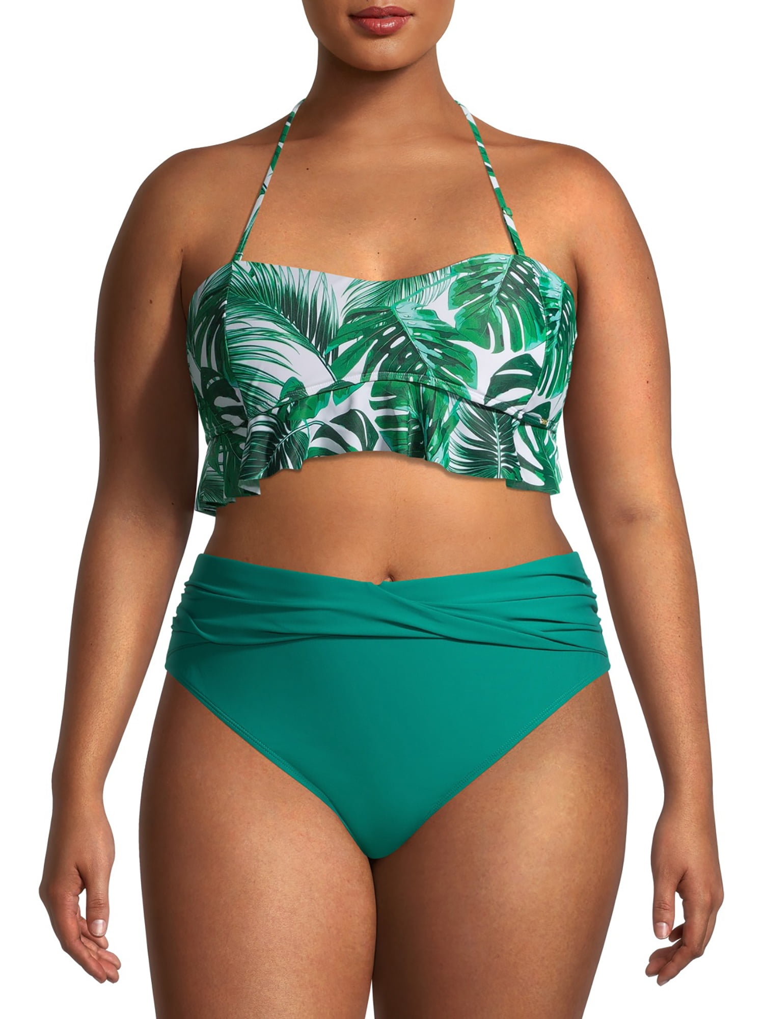 white bathing suit top walmart