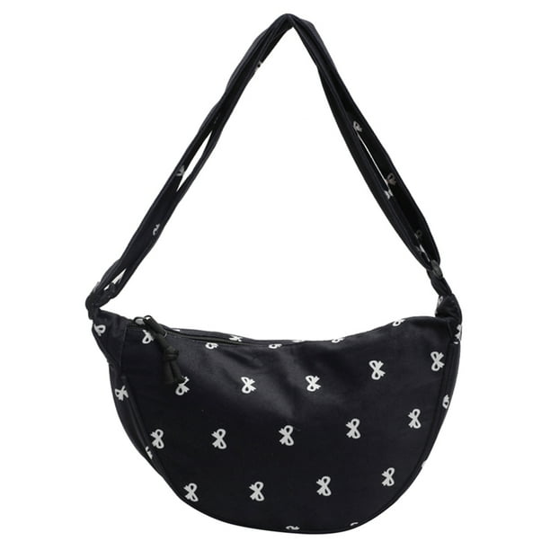 Bolso Hombro Con Forma Media para Mujer Lona Compras
