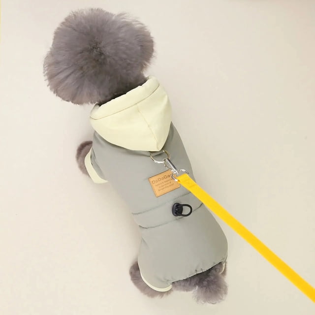 Cotton Dog Jackets with Hood Winter Waterproof Clothes for Small Medium Dog French Bulldog Puppy Warm Jacket Coat Pet Outfits ShopWise Round