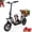 Black, variant on iScooter 500W Electric Scooter with Seat for Adult, 12" Commuter E-Scooter Up to 21 Miles 15.5 MPH with Dual Shock Absorbers and Basket