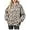Coffee Grey, variant on Women Camo Hoodies Maple Leaf Oversized Fleece Hooded Sweatshirt Loose Long Sleeve Pullover Top with Pocket Couple