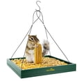 thumbnail image 2 of Bird Feeder MIXXIDEA - Bandeja colgante de madera (33 x 33 x 36 cm), color verde, 2 of 8
