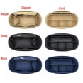 thumbnail image 4 of 2 estilos con cremallera/rejilla, forro de inserción de fieltro, bolsa organizadora, bolso de mano, bolsa interna para Longchamp, bolsa de inserción de alta calidad, 4 of 5