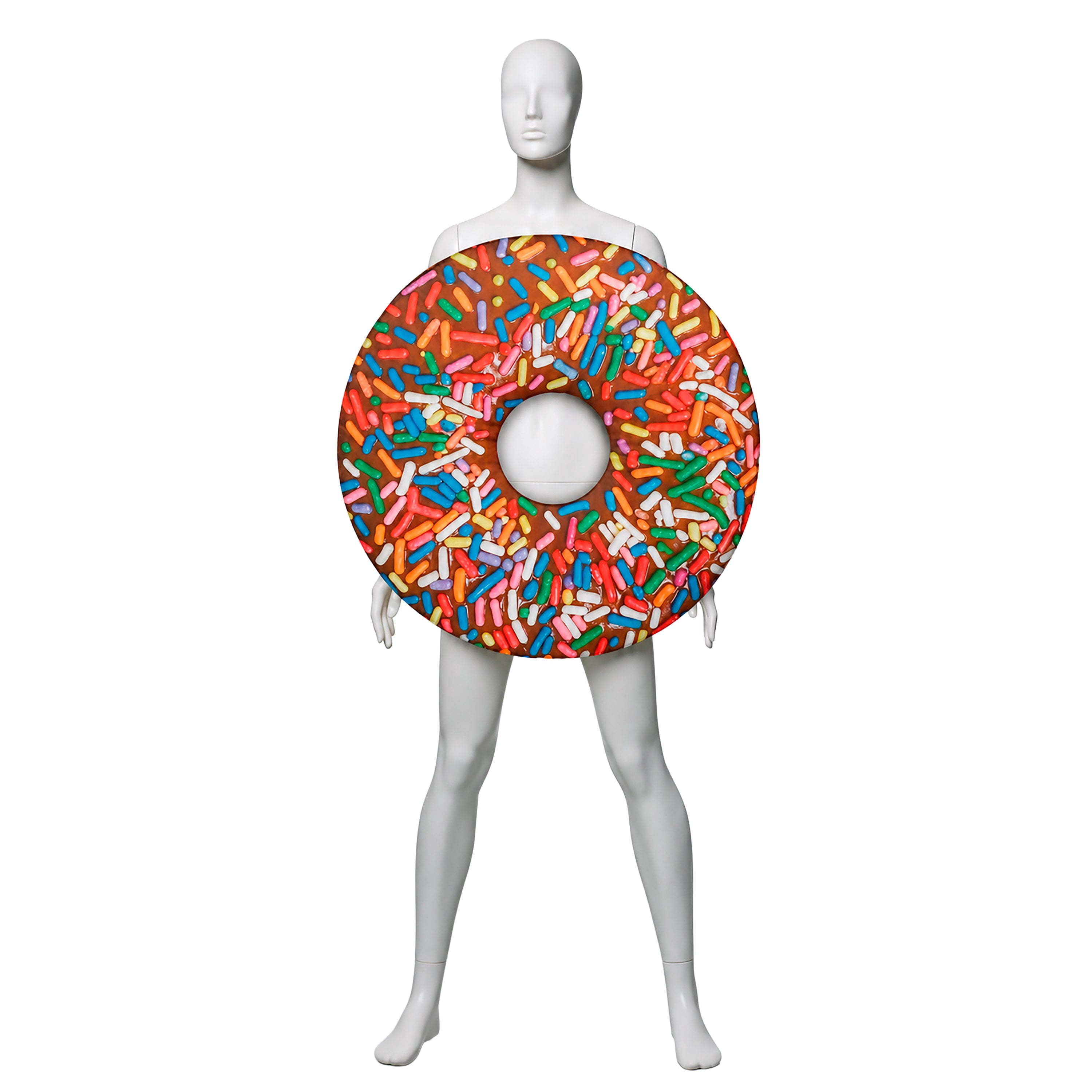 Coffee and Donut, 2pc, Halloween Couple Costume for Adults, Adult Size S-XL (28-42), by Way to Celebrate