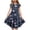 H, variant on LJEFF Girls Floral Dresses with Pockets, Short Sleeve Casual Cute Ruffle Kids Summer Midi Dresses Multicolor Size 6