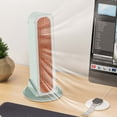 thumbnail image 4 of Iumwxz Wall Mounted Leafless Tower Fan with APP Remote Control, Quiet 45dB, Rechargeable Battery Operated, 3 Speeds, for Bedroom Study Room, 4 of 9